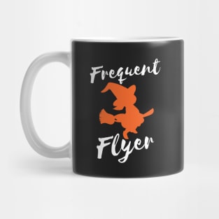 Frequent Flyer Funny Halloween Mug